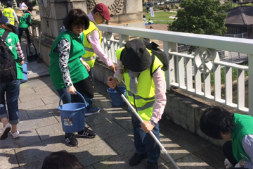 Naniwa Bridge Brush-up Operation