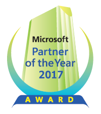 マイクロソフト ジャパン パートナー オブ ザ イヤー 2017 アワードロゴ