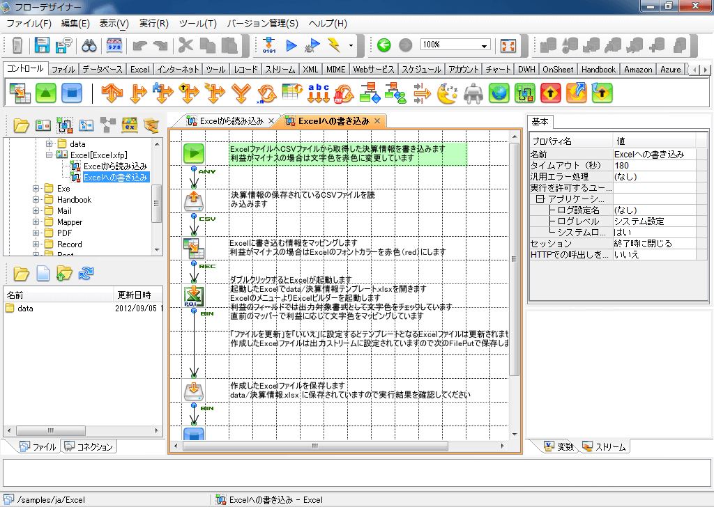 フロー設計