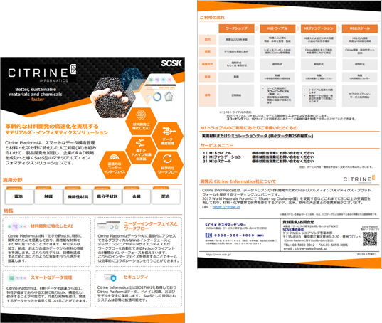 Citrine 製品カタログ