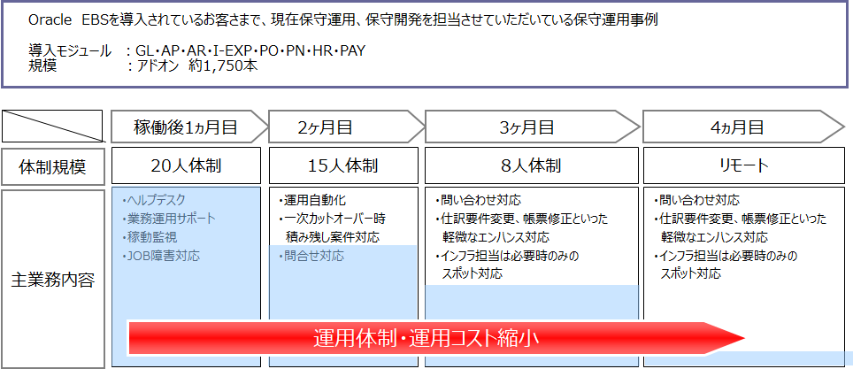 Oracle EBS　保守・運用サービス