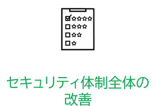 セキュリティ体制全体の改善