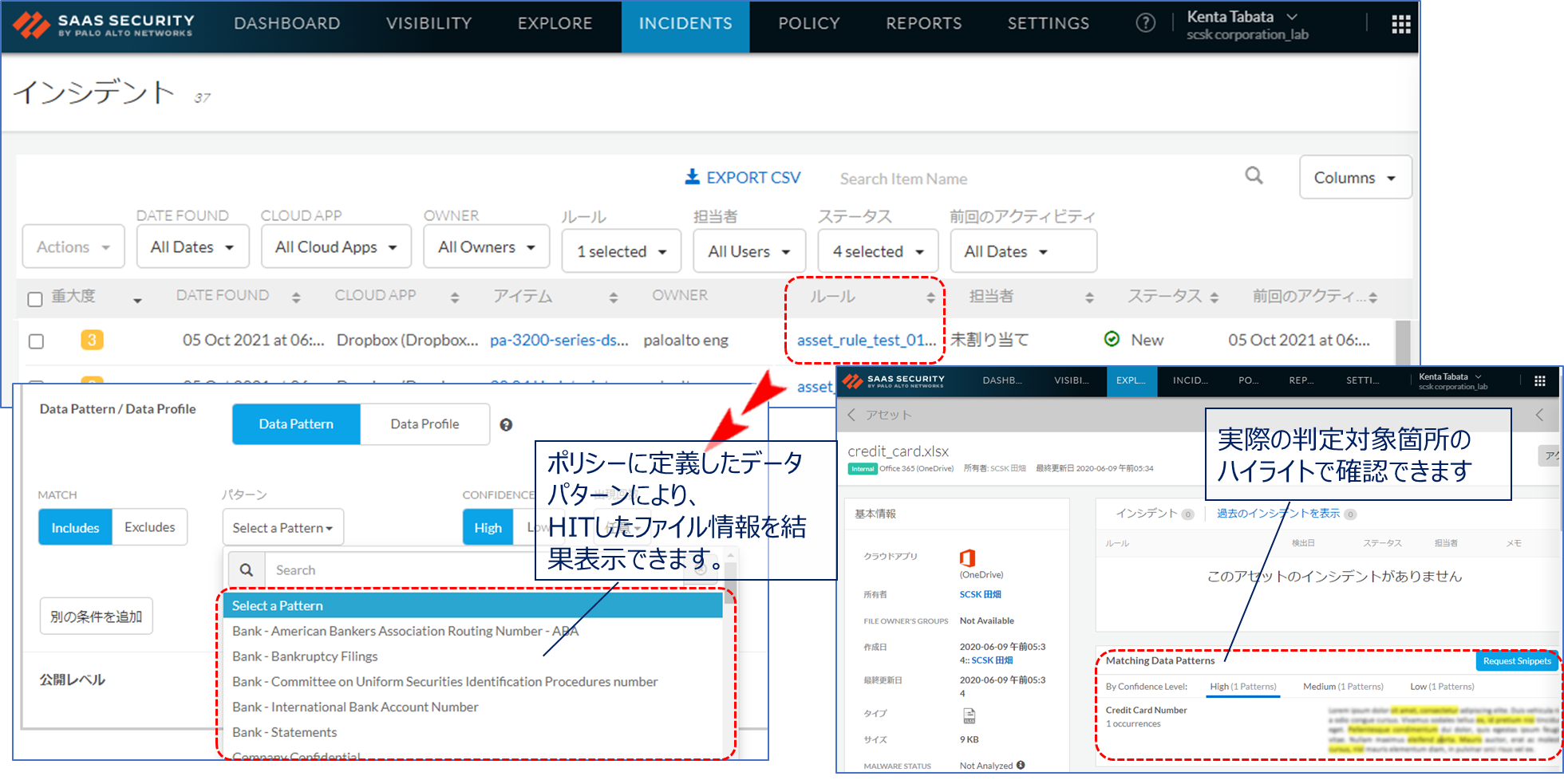 図：Ⅱ.コンプライアンス －データパターン判定結果－