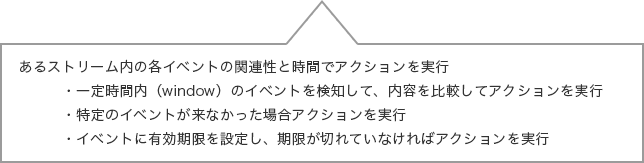 複合イベント処理を実現するCEPエンジン