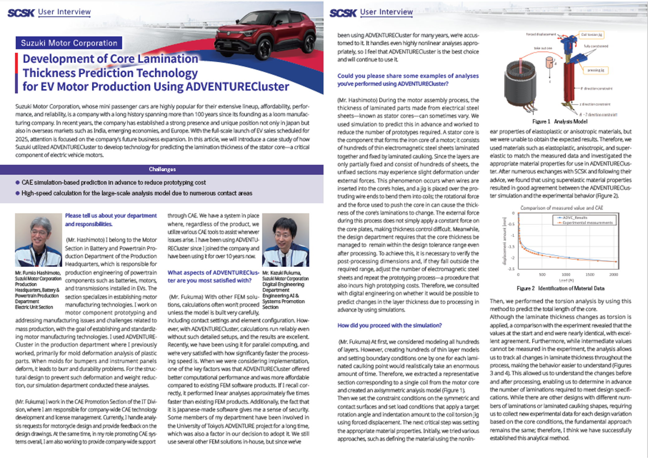 CASE Honda Motor Co., Ltd.  様 Effective Utilization of Analysis Technologies for Improving Die Casting Production Quality