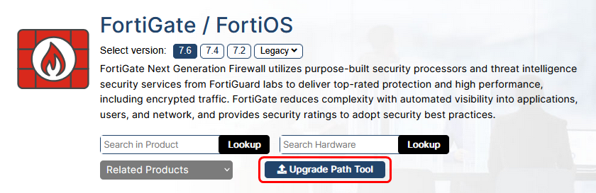 Upgrade Path Tool