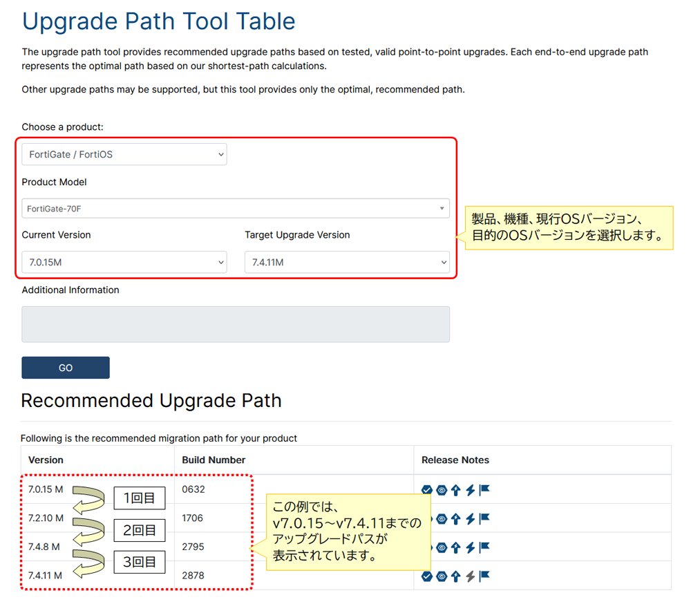 Upgrade Path Tool