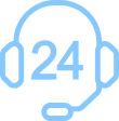 オンサイトの24時間対応のイメージ
