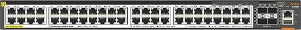 製品写真（front）：HPE Aruba Networking CX 6300M 48 Smart Rate 5 Class 6 PoE 4SFP56（JL659A）