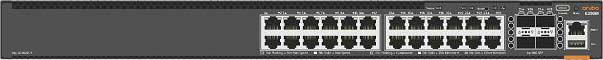 製品写真（front）：HPE Aruba Networking CX 6300M 24G 4SFP56（JL664A）