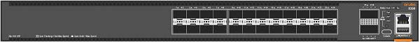製品写真（front）：HPE Aruba Networking CX 8360-24XF2C Pt-to-Pwr 3 Fan Trays 2 PSU（JL710A）