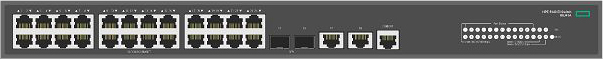 製品写真（front）：HPE 5140 24G 2SFP+ 2XGT EI（R8J41A#ACF）