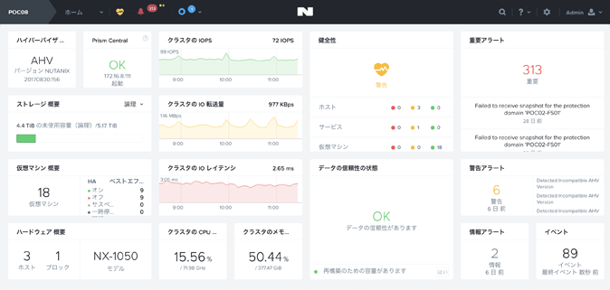 シンプルでわかりやすいGUI