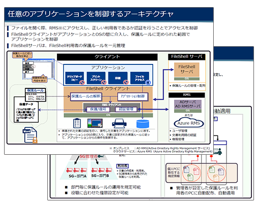 「InfoCage FileShell」技術資料ダウンロード