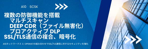 次世代スイッチ/サーバロードバランサ　A10 Networks Thunder シリーズ