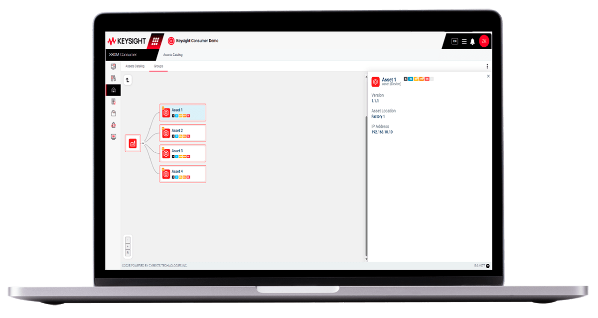 SBOM Consumer画面イメージ