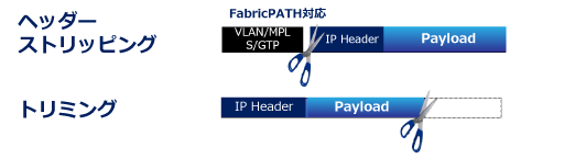 ヘッダーストリッピング・トリミング