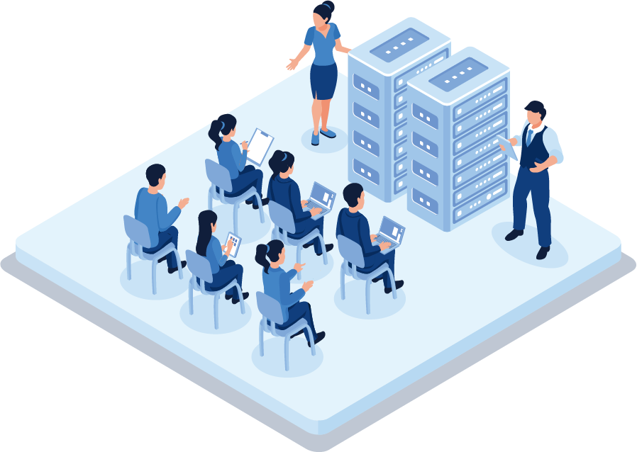 独自の育成プログラムによるメインフレーム技術者の確保