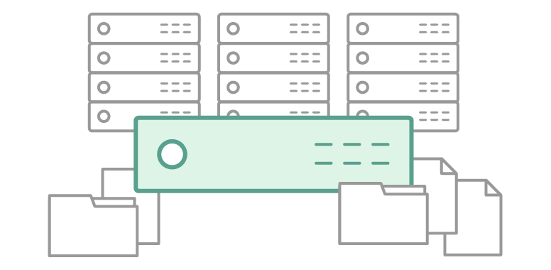 NFS、CIFS、iSCSI に対応したユニファイドストレージ