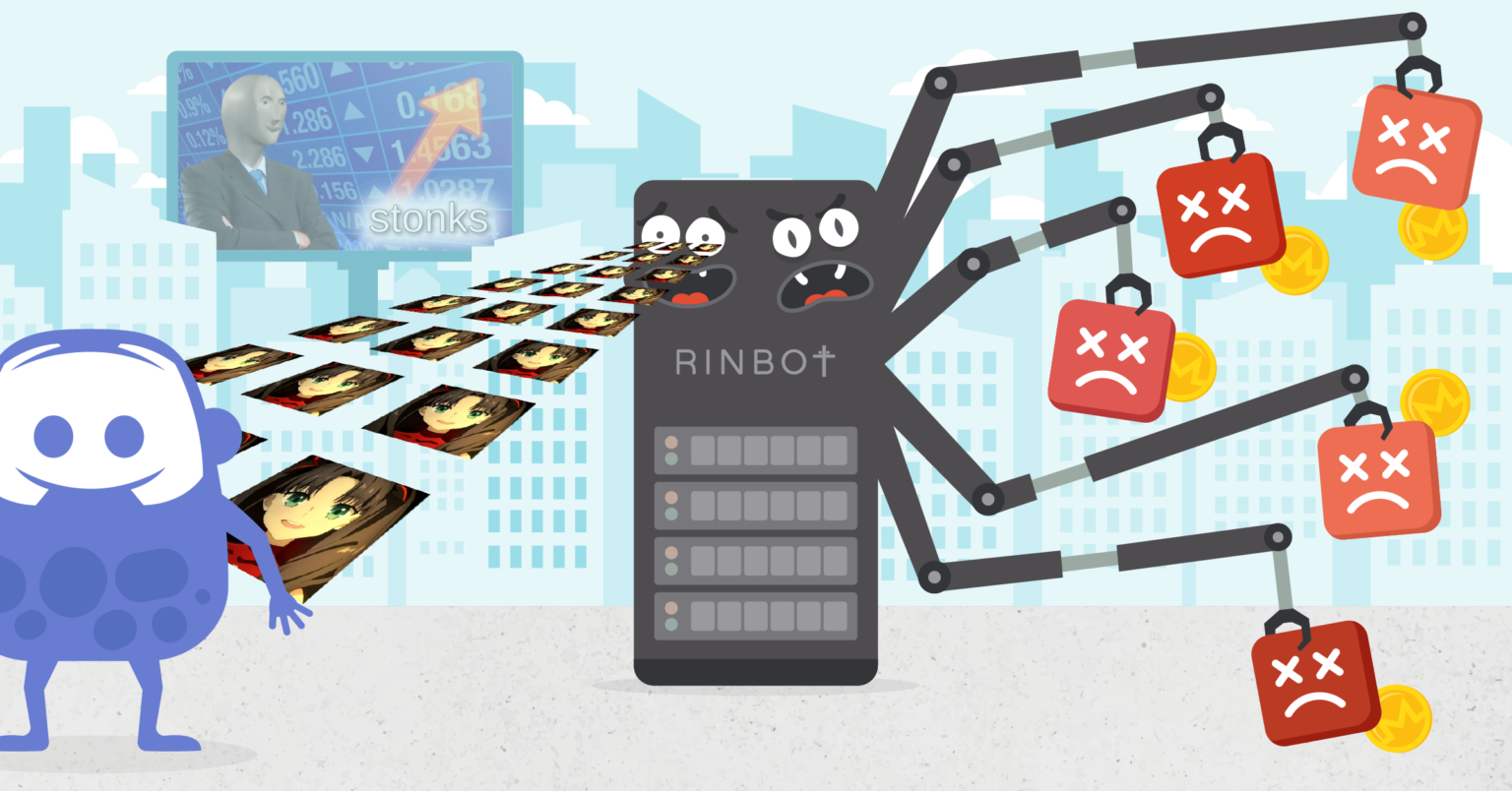 脅威警報 人気のdiscordボットであるrinbotのサーバーを巻き込んだcrypto Miner攻撃 コンテナ セキュリティ Sysdigブログ コンテナ Kubernetes環境向けセキュリティ モニタリング プラットフォーム