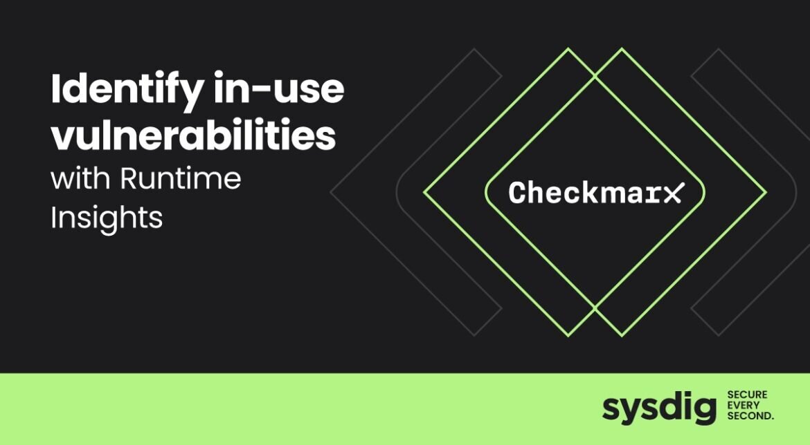 CheckmarxとSysdigランタイムインサイトによる脆弱性の優先順位付け方法