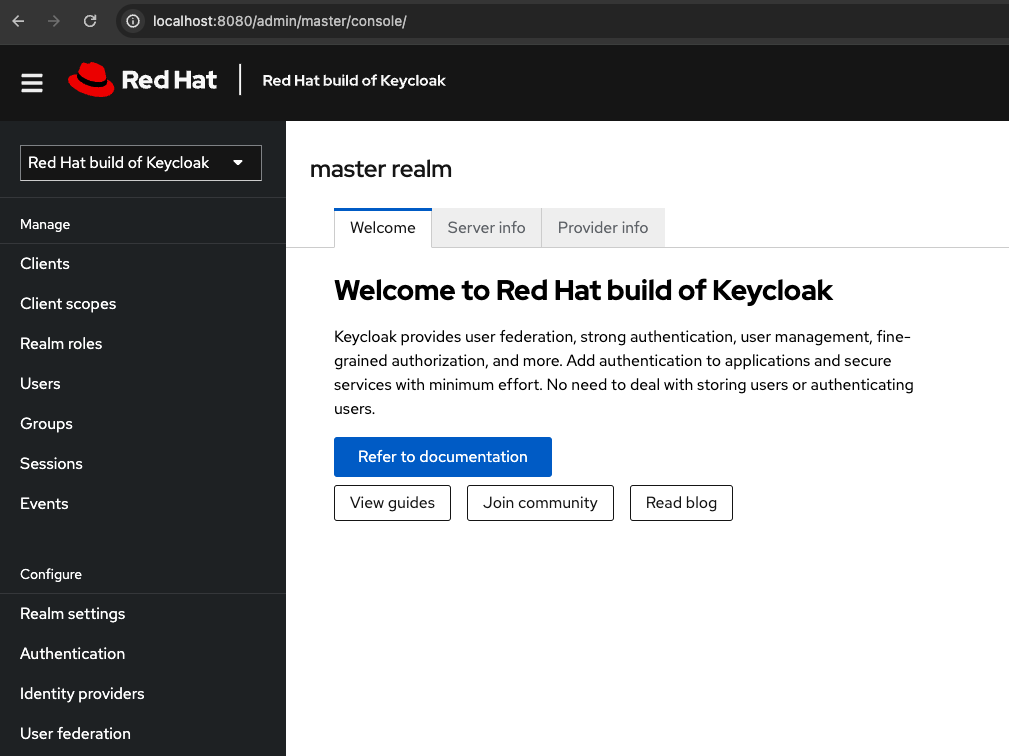 PodmanではじめるRed Hatのミドルウェア製品:Keycloak